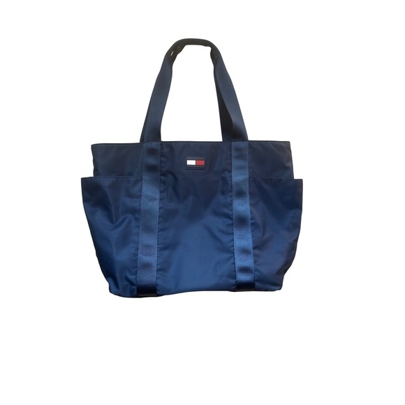 Tommy Hilfiger Handbags - Tommy Hilfiger Navy Blue Tote Bag Purse Handbag Women's